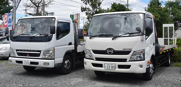 事故や故障にも素早く対応する萩丘整備工場